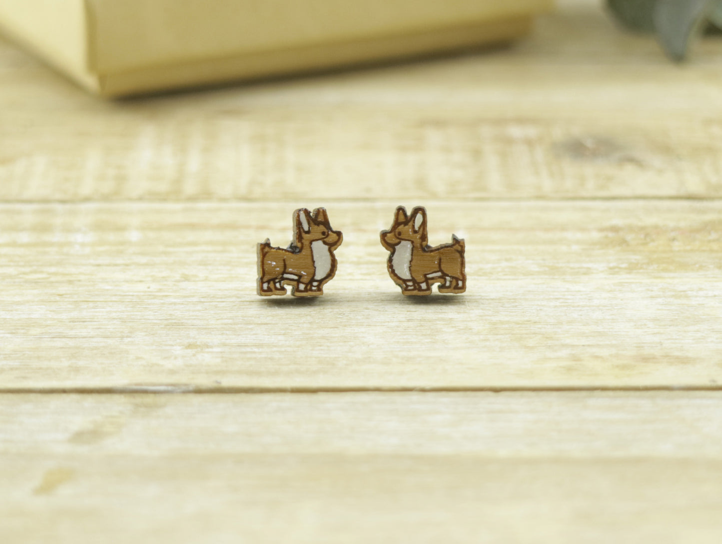 Corgi Full Dog Earrings