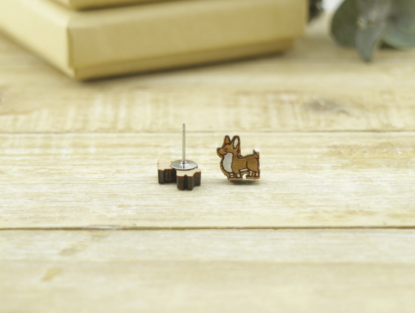 Corgi Full Dog Earrings