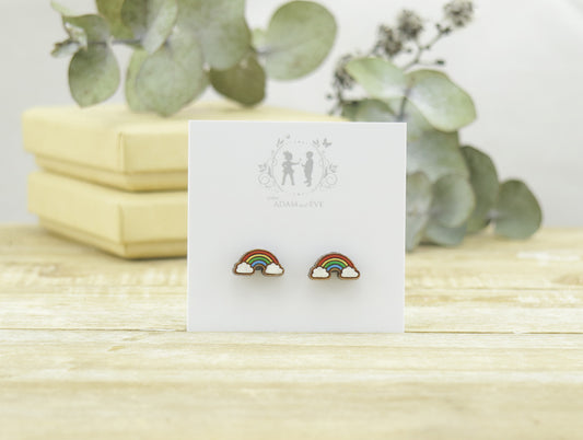 Rainbow & Cloud Earrings